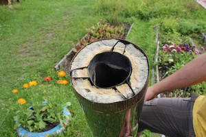 Сэндвич - дымоход - фото крыши вид сверху