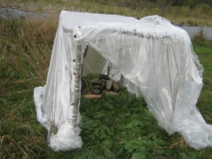Походная баня своими руками - простые решения