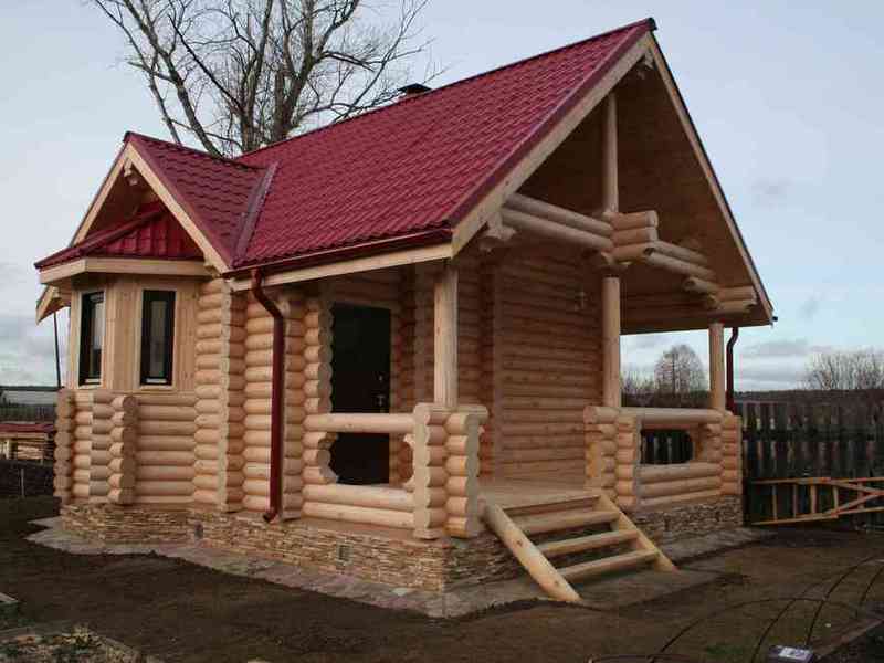 Бани из бревна Бревенчатые бани