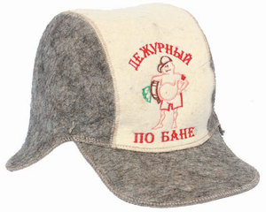 Кепка  для бани 