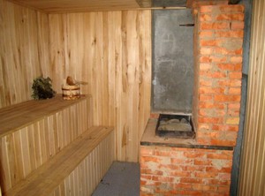 Кирпичная печь в бане своими руками
