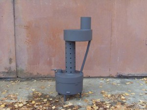 Как сделать печь на отработке