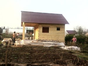 Поэтапное описание постройки бани согласно проекту