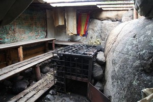 Баня по черному внутри